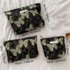 New Large Capacity Makeup Bag Gold Thread Multifunctional Handbag Zipper Travel Wash Bag