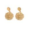 1 Pair Gothic Spider Web Earrings - Adjustable Hollow Design Halloween Hypoallergenic Statement Ear Pins