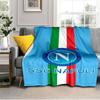 Napoli Blue Energy Symbol Blanket Suitable for Sofas, Beds, Offices, And Camping - Perfect Gift for Halloween Christmas