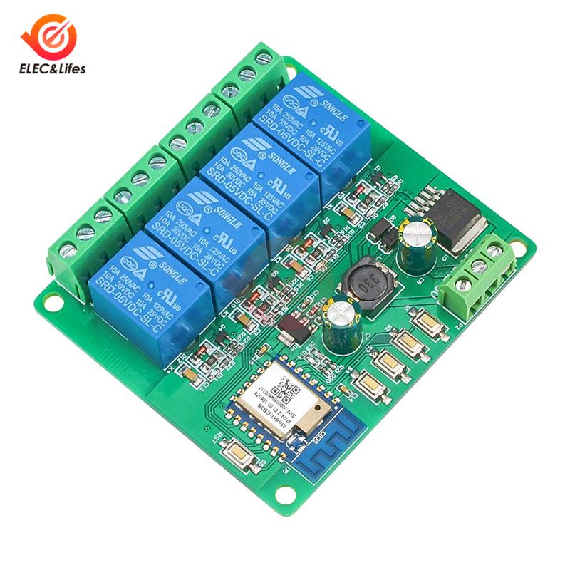 USB 1V DC 7-11V 1 Channel Smart WiFi Wireless Remote Control Relay Switch Module For Mobile Phone Tuya APP Control Smart Switch