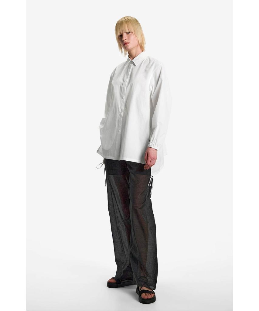 Jaa [Jaah] Women'S Sheer Wide Pants_Black