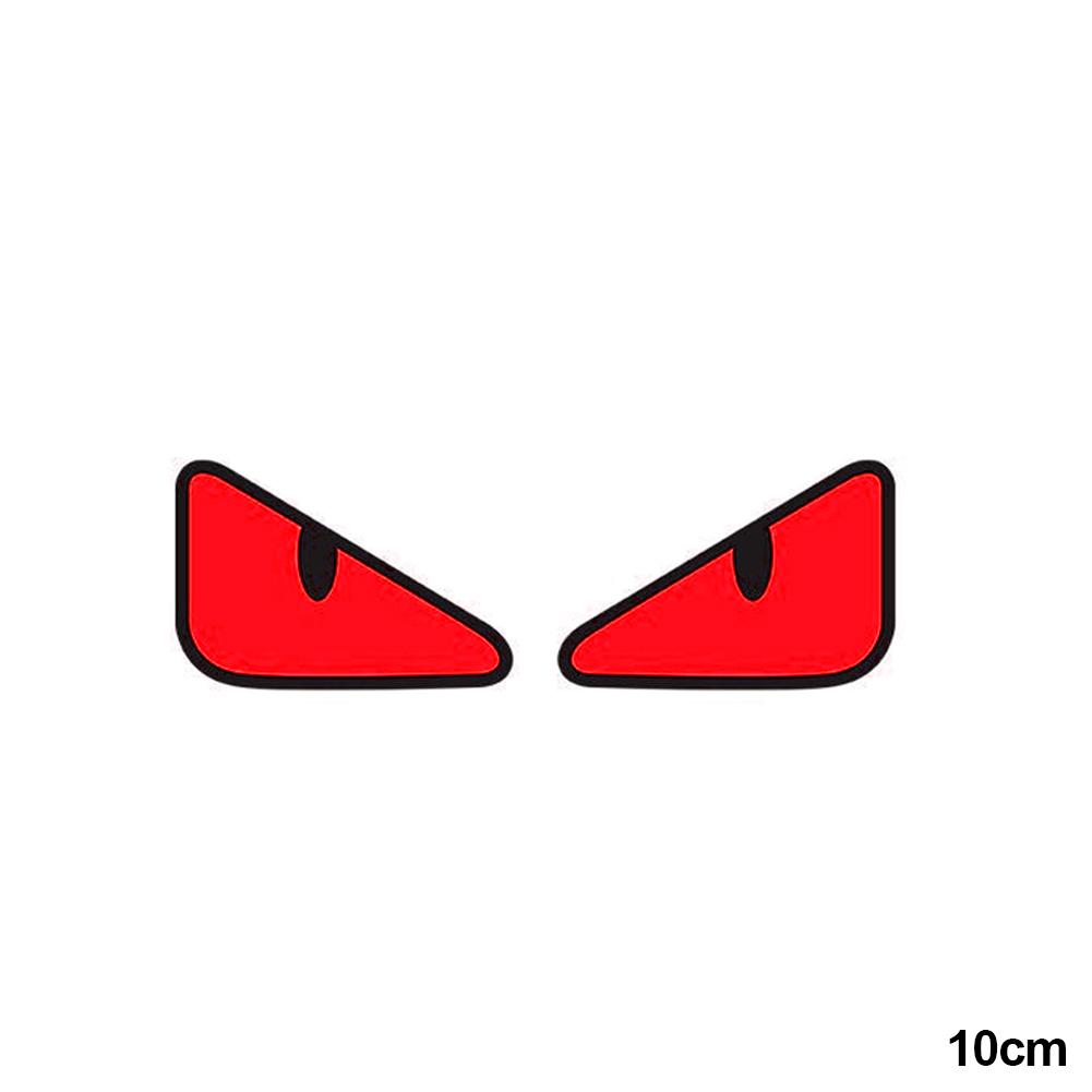 2Pcs Motorcycle Devil Eye Sticker Waterproof Helmet Sticker for Motorbike Car Window Body Decoration Stickers Decals Vinyl
