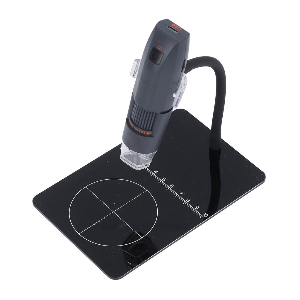 Digital Microscope Handheld USB 1080P HD 1000X 2MP WiFi Digital Microscope with Stand for Circuit Board Repair Fabric Skin Observation