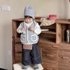 Children's plaid vest jacket baby spring 2026 new children's spring clothes boys denim suit