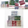 Festive 12/24pcs Christmas Tree Baubles Glitter Ornaments For Christmas Decor