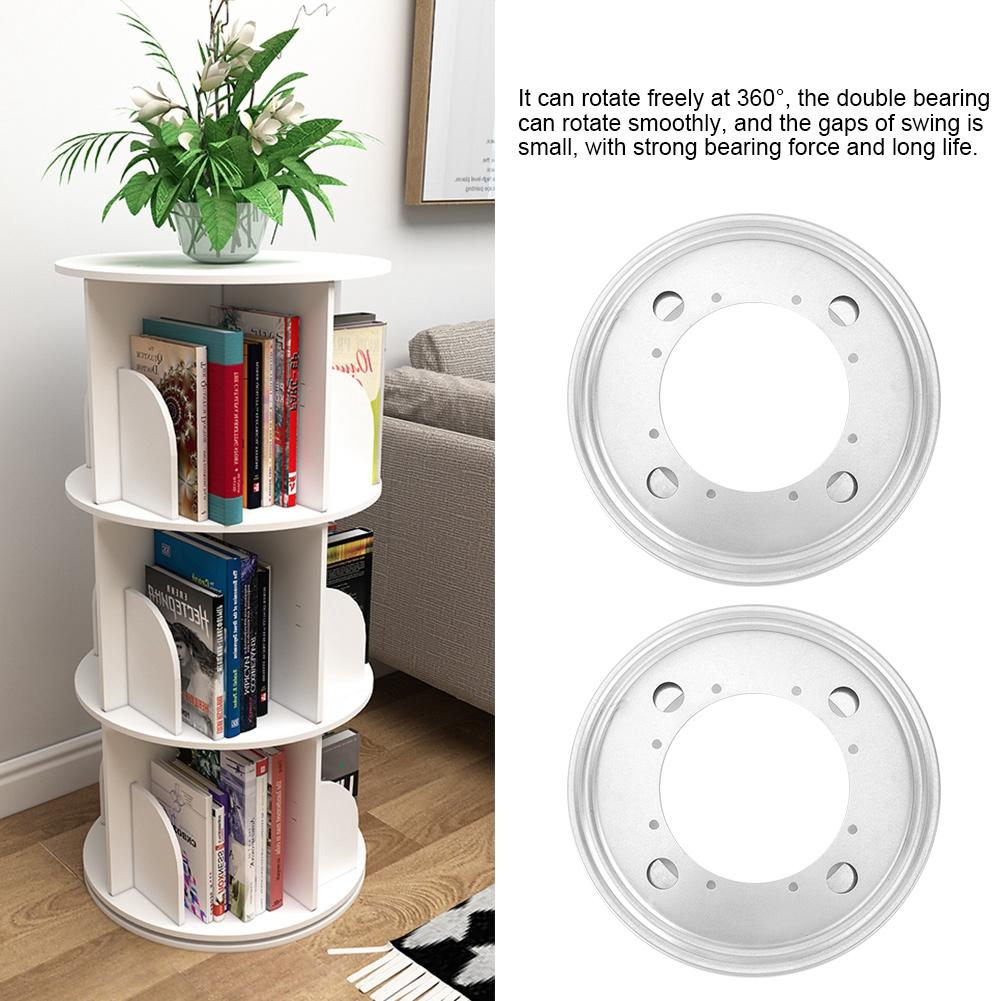 Rotating Turntable Bearing Round   Plate Hardware for Kitchen Dining Table(8in)