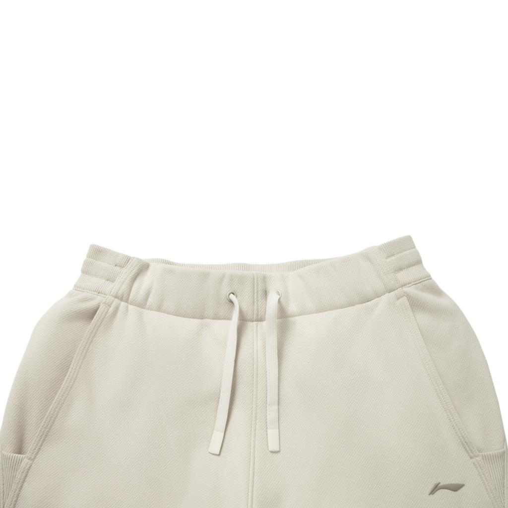 Li Ning Fitness Series Thermal Lock Warm Dry Logo Casual Knitted Sports Pants Women Pants AKLV818-2