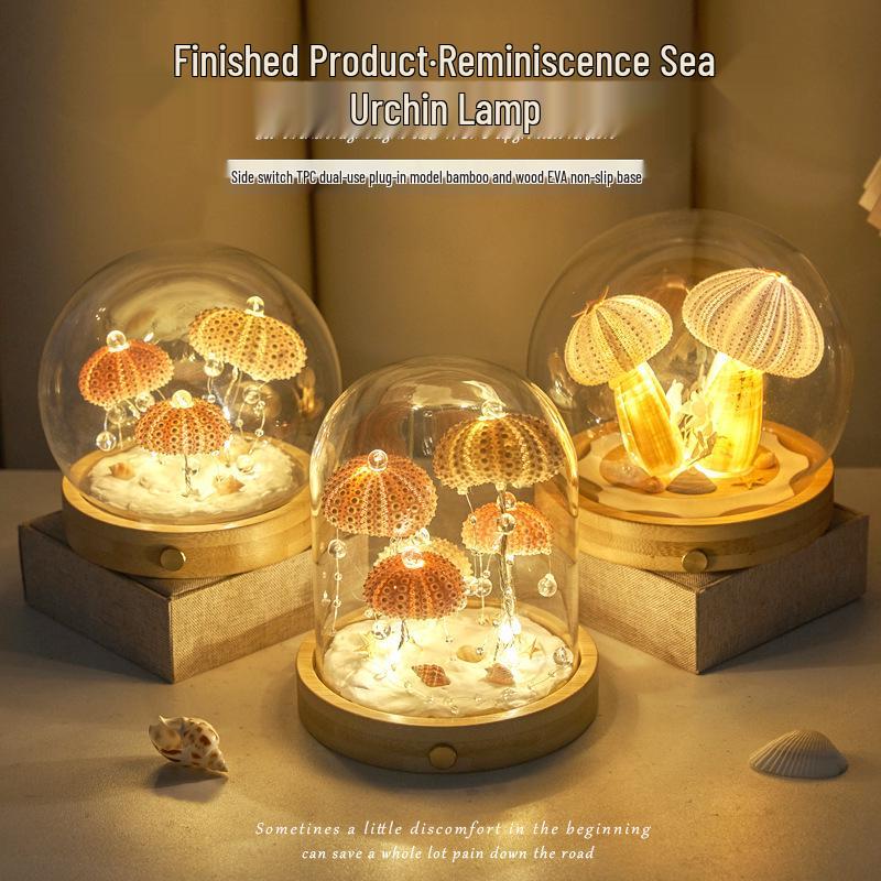 Sea Urchin Night Light Glass Cover DIY Kit – Team Building Souvenir or Birthday Gift