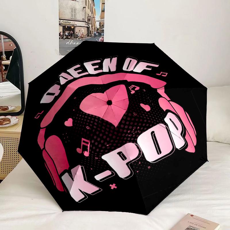 

Love Kpop Music Festival Umbrella 105-Frame for Travel, camping, Casual Lightweight Portable Umbrella, Essential for every family Holidays Gift