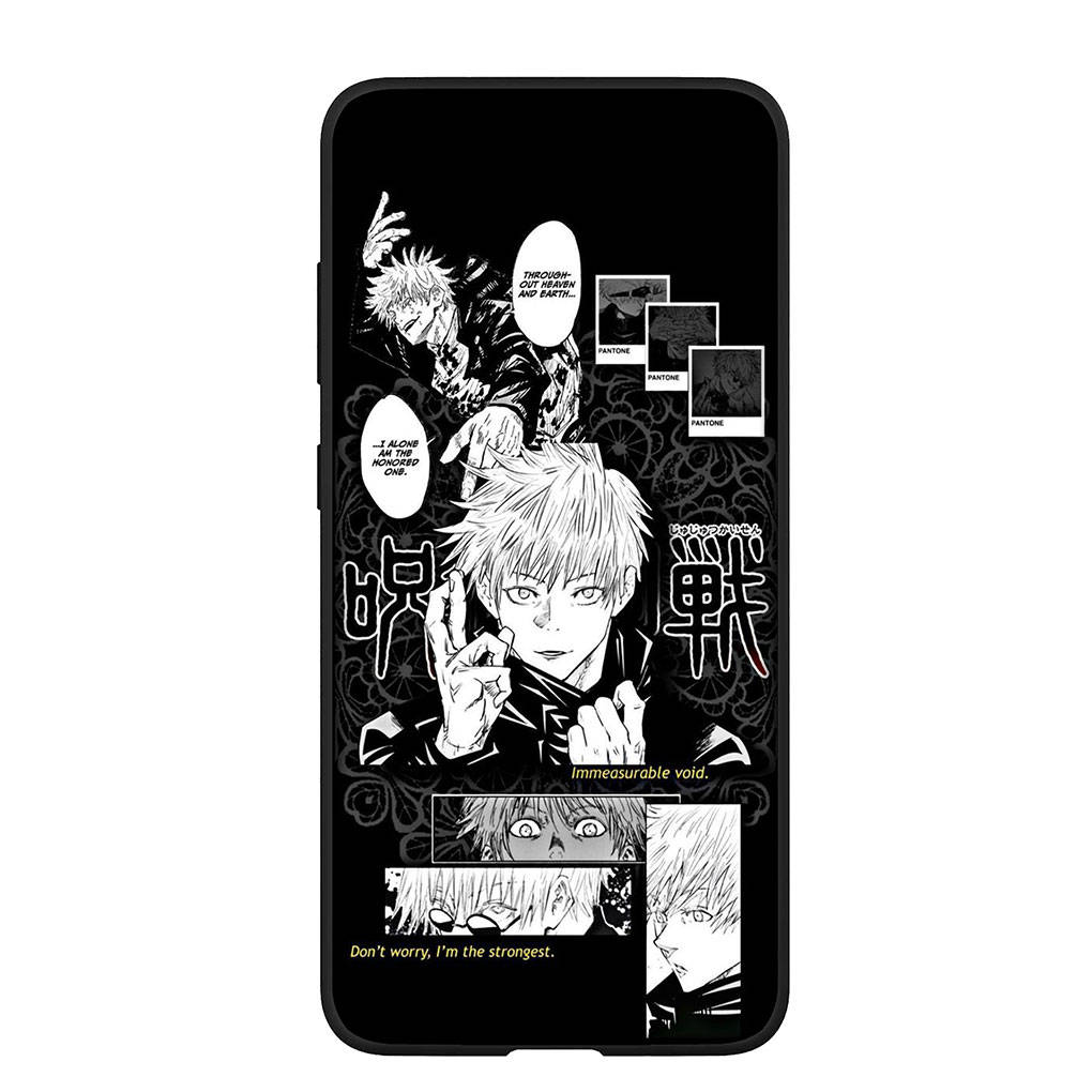 Phone Case for Samsung Galaxy S25 S24 S23 iPhone 16 15 Xiaomi Redmi Note 14 13 12 16E X 11 Pro Max Moto Huawei Gojo Satoru Poster Jujutsu Kaisen Cover