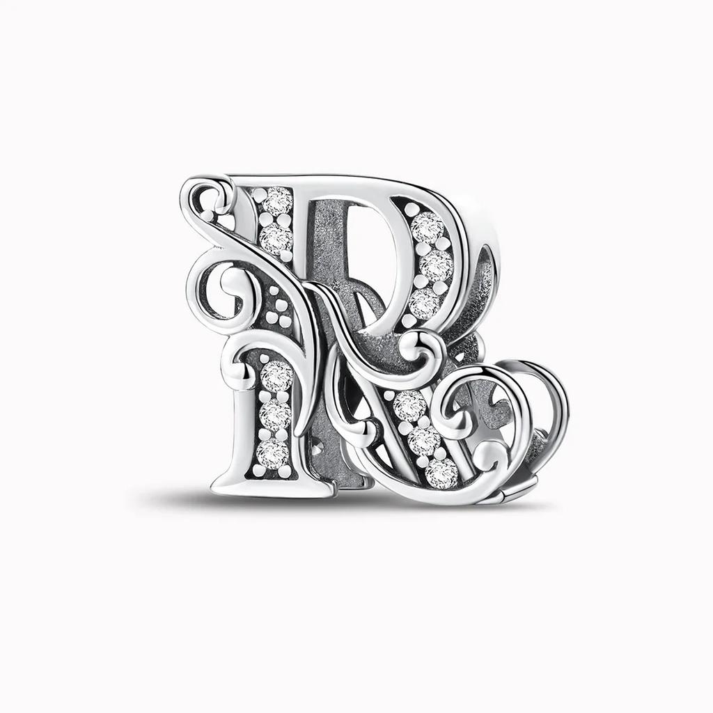 Kupfer Englische Buchstaben Anhänger Perlen Passen Original Pan DIY Armbänder Machen Geschenk Von Hoher Qualität Feiner Schmuck