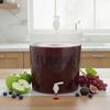 33L Fermentation Container with Tap and Tube for Wine, Beer, Liqueurs, Moonshine