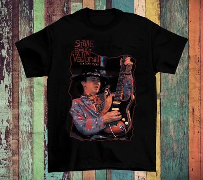 Stevie Ray Vaughan Legend Women Men Black Full Size S To 5XL Unisex T-Shirt