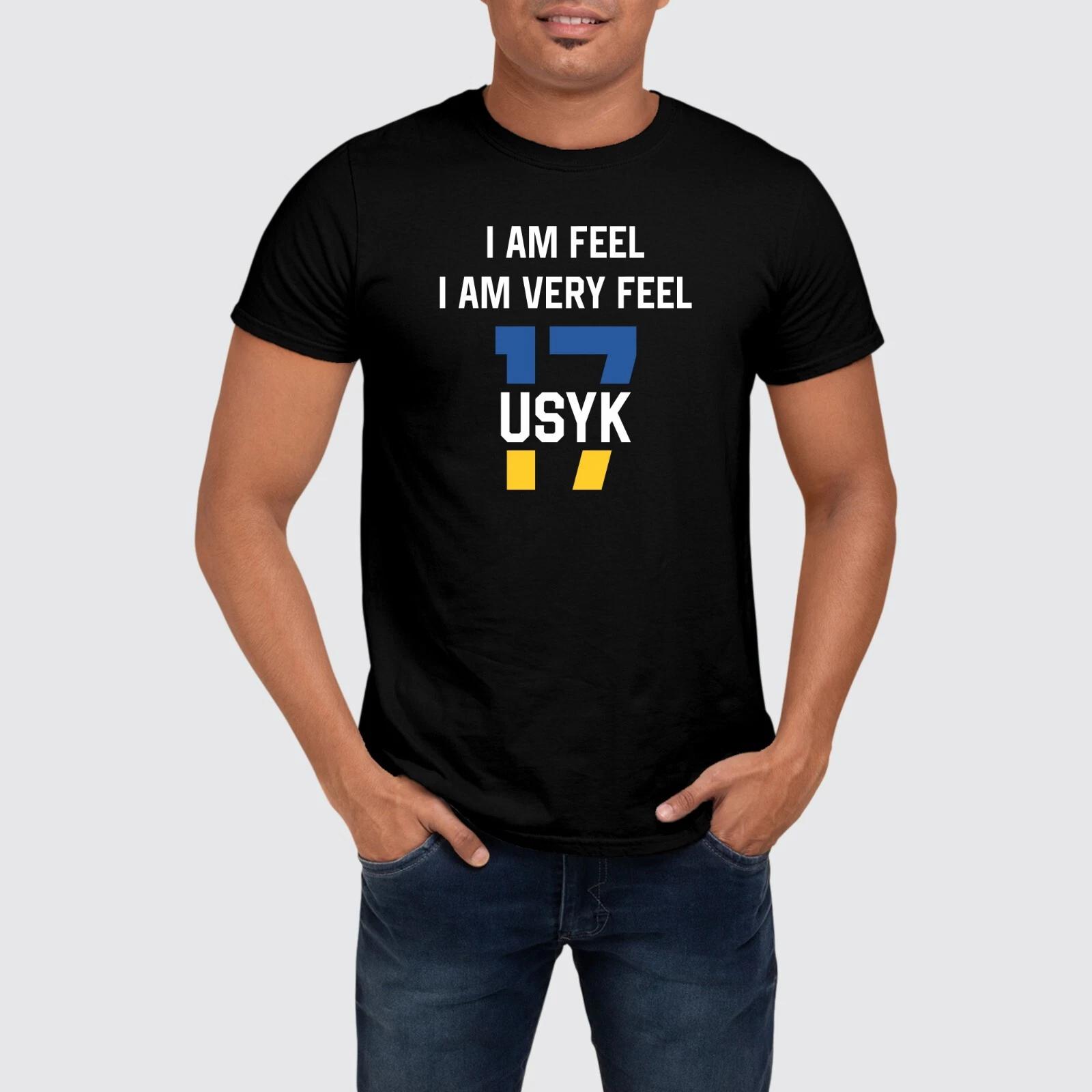 Oleksandr Usyk - I Am Very Feel T-Shirt Black Tee, Heavyweight Champion USYK T S