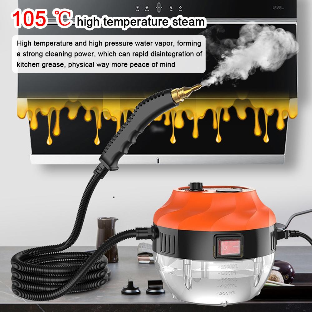 Limpador a Vapor Doméstico de Alta Temperatura 105℃ Máquina de Limpeza Multifuncional para Ar Condicionado Carro Cozinha Azulejos Pisos