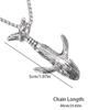 Stylish Shark Necklace for Men 60cm Featuring Dolphin and Tortoise Tail Designs Great for Beach Fashion Pieces