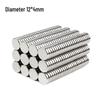 Neodymium Iron Boron Super Strong Double-Sided Refrigerator Magnets - Round & Square