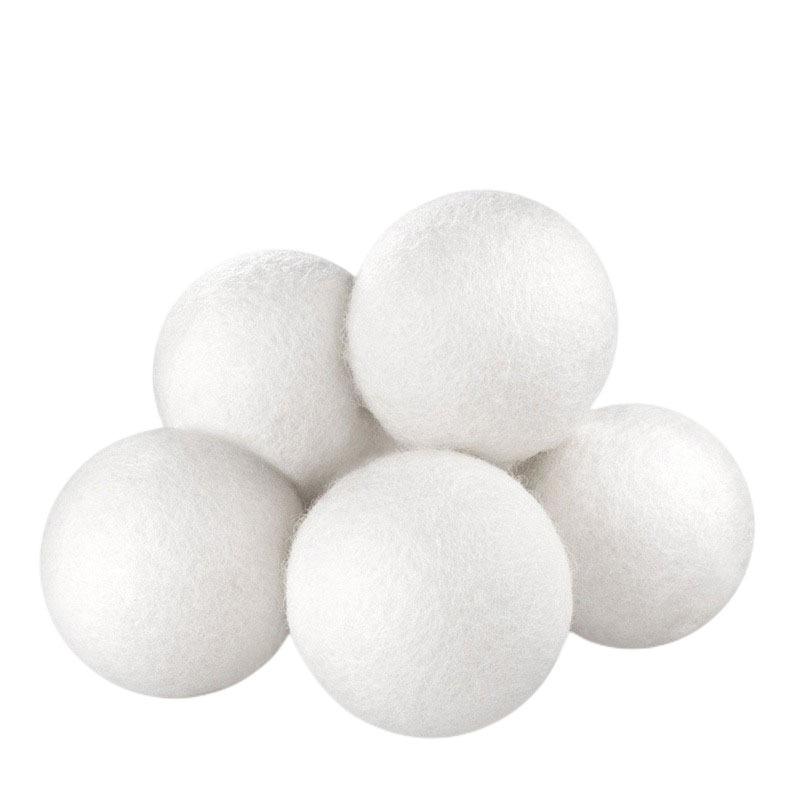 Wool Dryer Balls 6 Pack Anti Static Laundry Balls Reusable Felted Wool Dryer Balls Natural Fabric Softener Reduce Drying Time