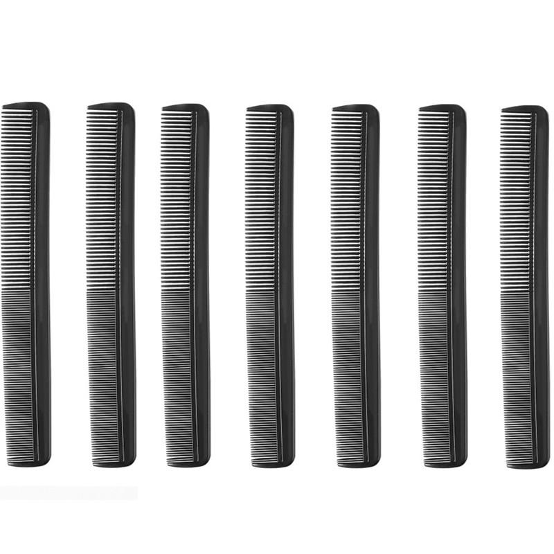 

New Arrivals 4/5/6/7pcs Black Barber Accessories Set Detangling Hair Brush Styling Hot Comb Straightener High Quality Hair Combs