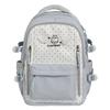 Schoolbagins Sweet and Cute Polka Dot Backpack Female Junior High School Student Schoolbag Female Large Capacity Travel Backpack