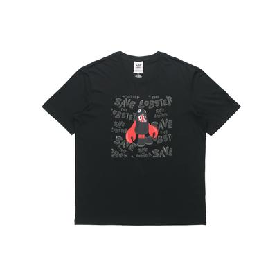 Originals Artist Tee Ss Lobster Print Crew Neck Sport Short Sleeve T-Shirt Men Tops Black HA4699