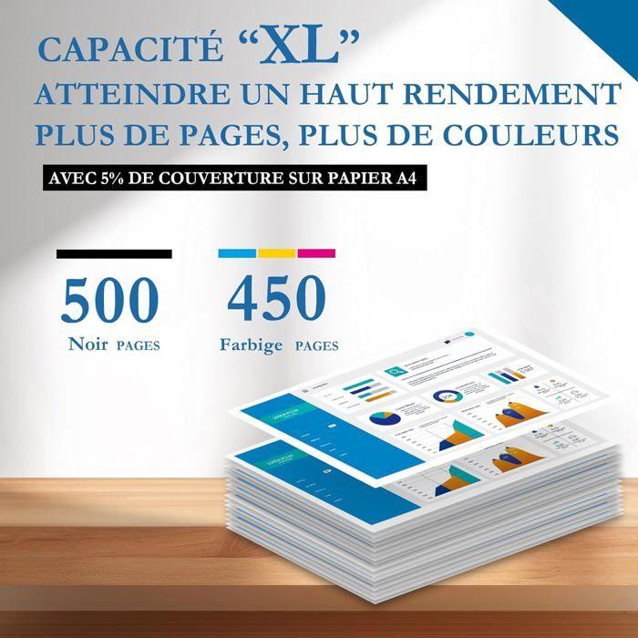Cartouches d'encre - Paeolos - T1285 - Compatible Epson - 12 pièces - 500 pages noir, 450 pages couleur