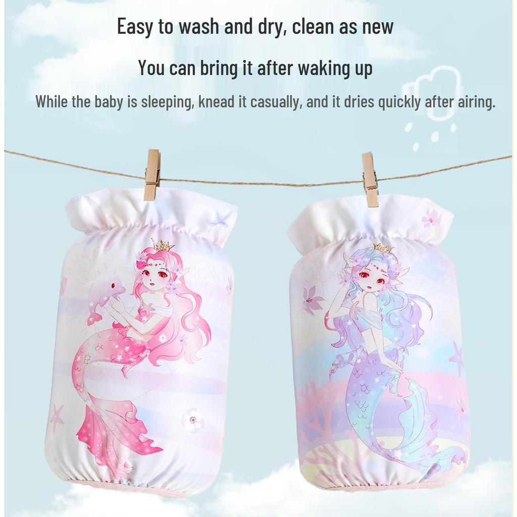 Waterproof Mermaid Sleeves for Girls - Anti-Dirty, Ideal for Autumn and Winter, Ages 3-12