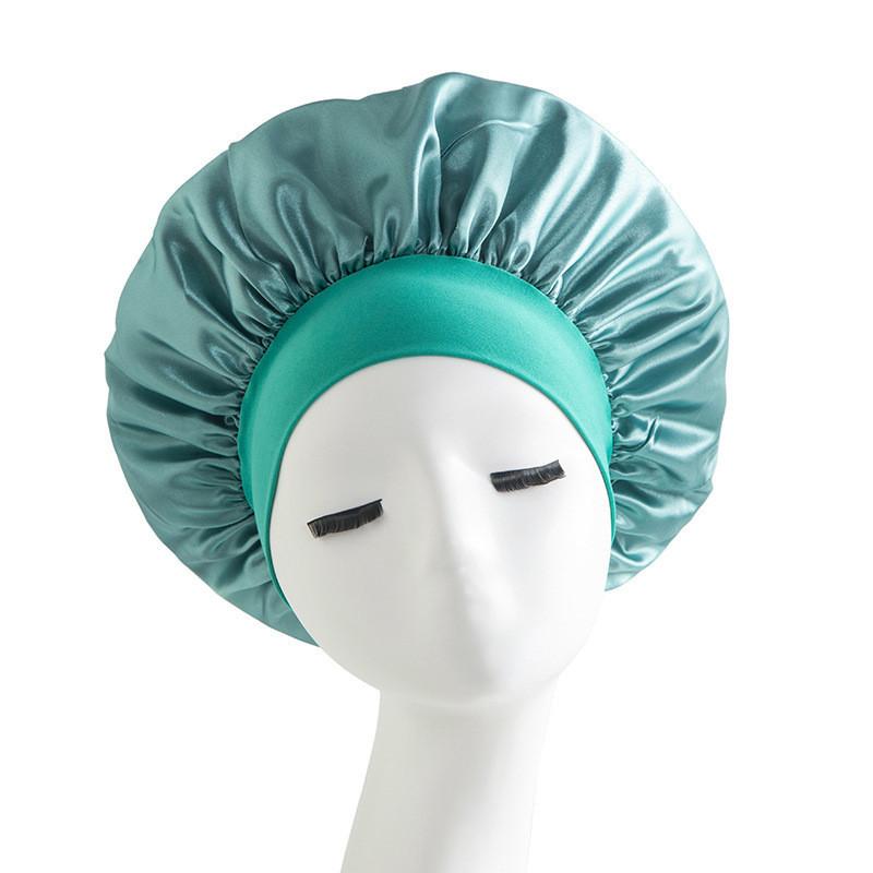 Duschhaube aus Polyester mit atmungsaktivem, wasserdichtem Design für Spa- und Salongebrauch