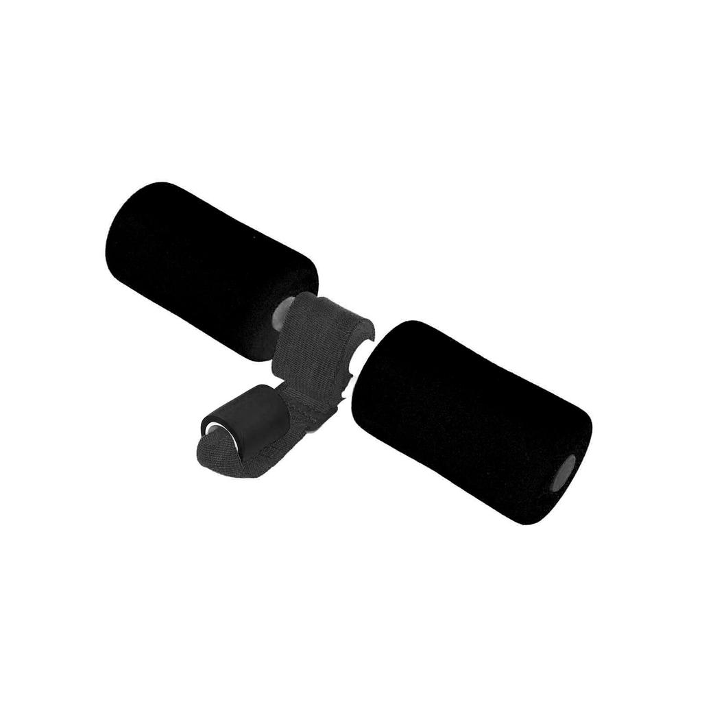Adjustable Sit Up Assistant Device Strong Load Bearing Sit Up Exercise Equipment for HouseholdBlack