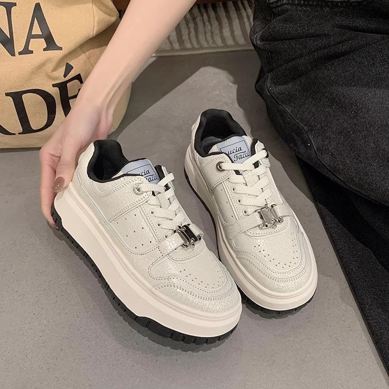 Mode Burst-Muster lässige Board-Schuhe Damen Frühling neu Nischenmode Sport weiße Schuhe Damen