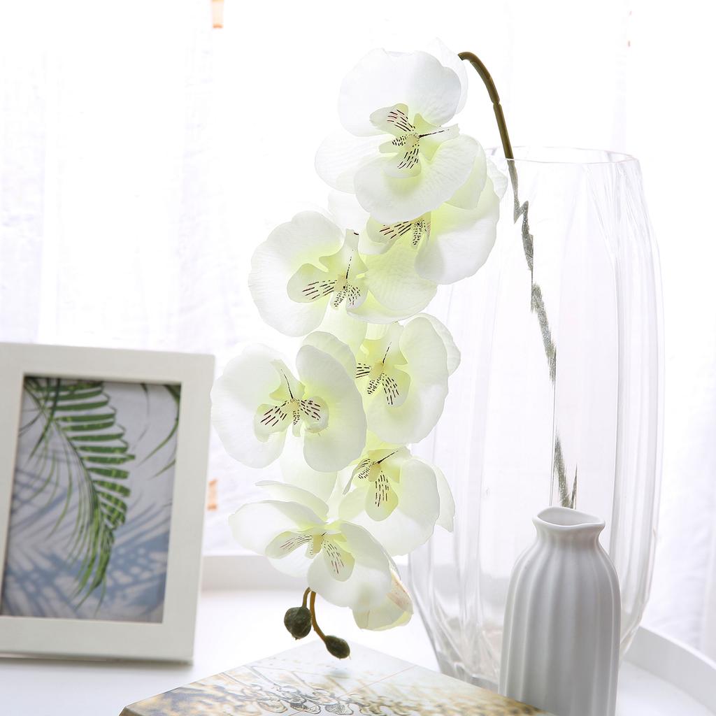 Artificial Flowers Butterfly Orchid Bouquet Fake Plants Phalaenopsis For Home Decor Garden Party Wedding Decoration Accessories