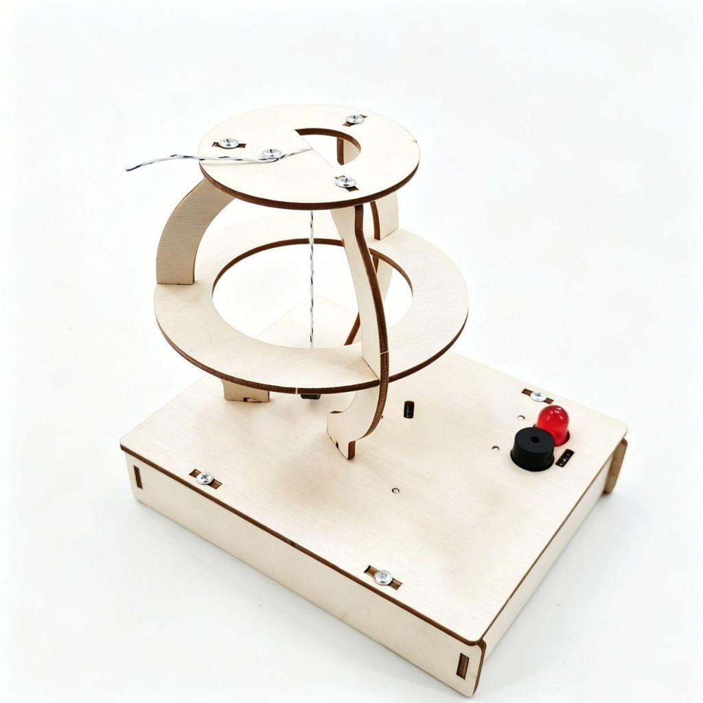 Hand-Cranked Generator DIY Science Kit: Educational Toy for Elementary Students