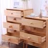 DIY Nordic Cupboard Wardrobe Pulls Round Beech Wardrobe Knob Simple Wood Hook Hanger Home Decoration