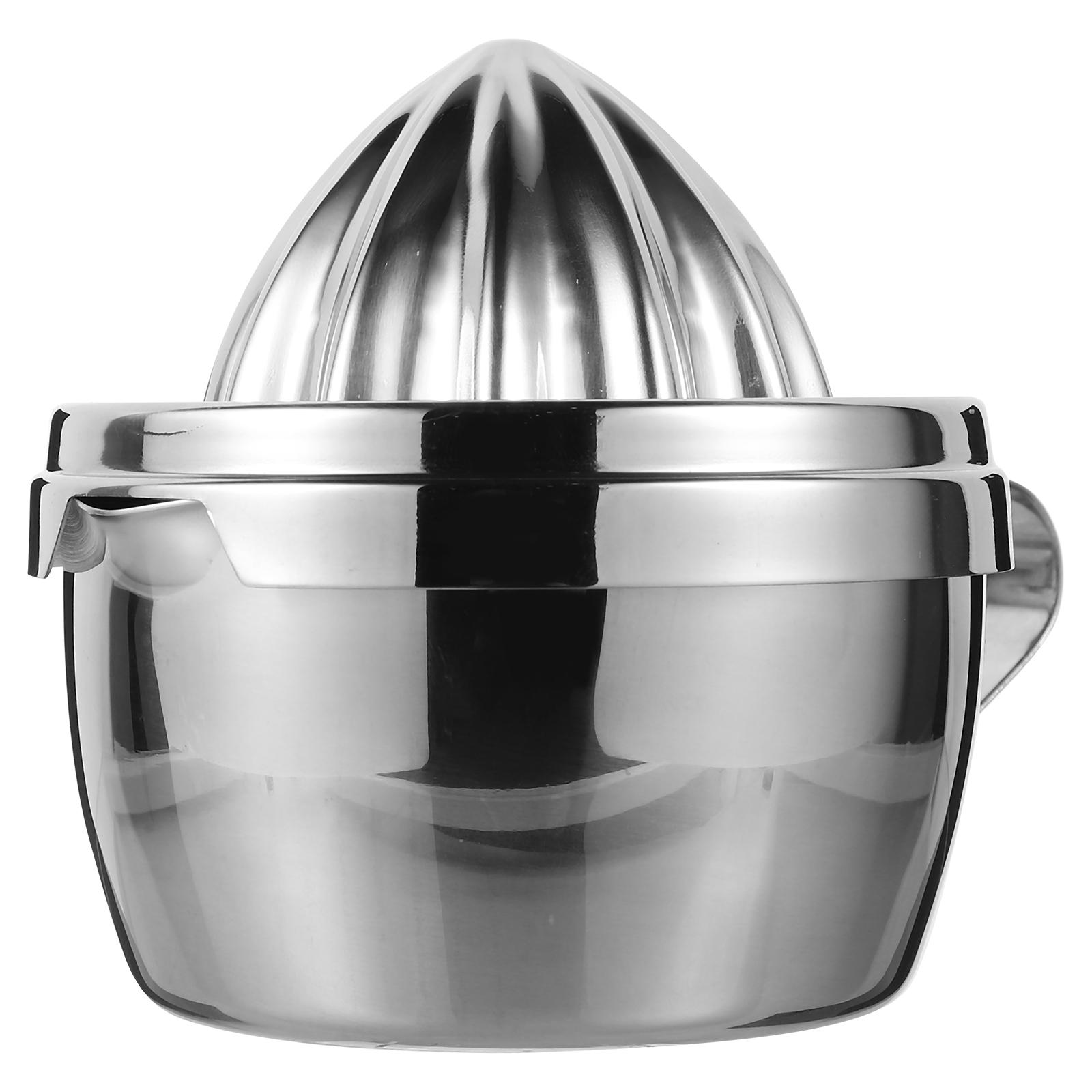 

Lemon Juicer Squeezer Orange Manual Household Hand Citrus Stainless Steel Press Portable 15X12X11CM серебряный