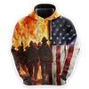 Fashion Firefighter Hero Profession Graphic Sweatshirts Fashion Male Pullovers Streetwear Fireman Work Sweatshirts Harajuku Tops