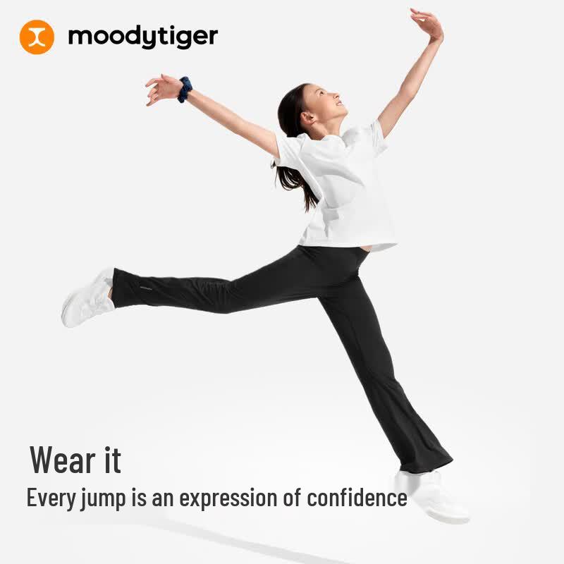 Moody Tiger Girls' Xiaoyunduo A Pro Cooling Micro-Flare Leggings