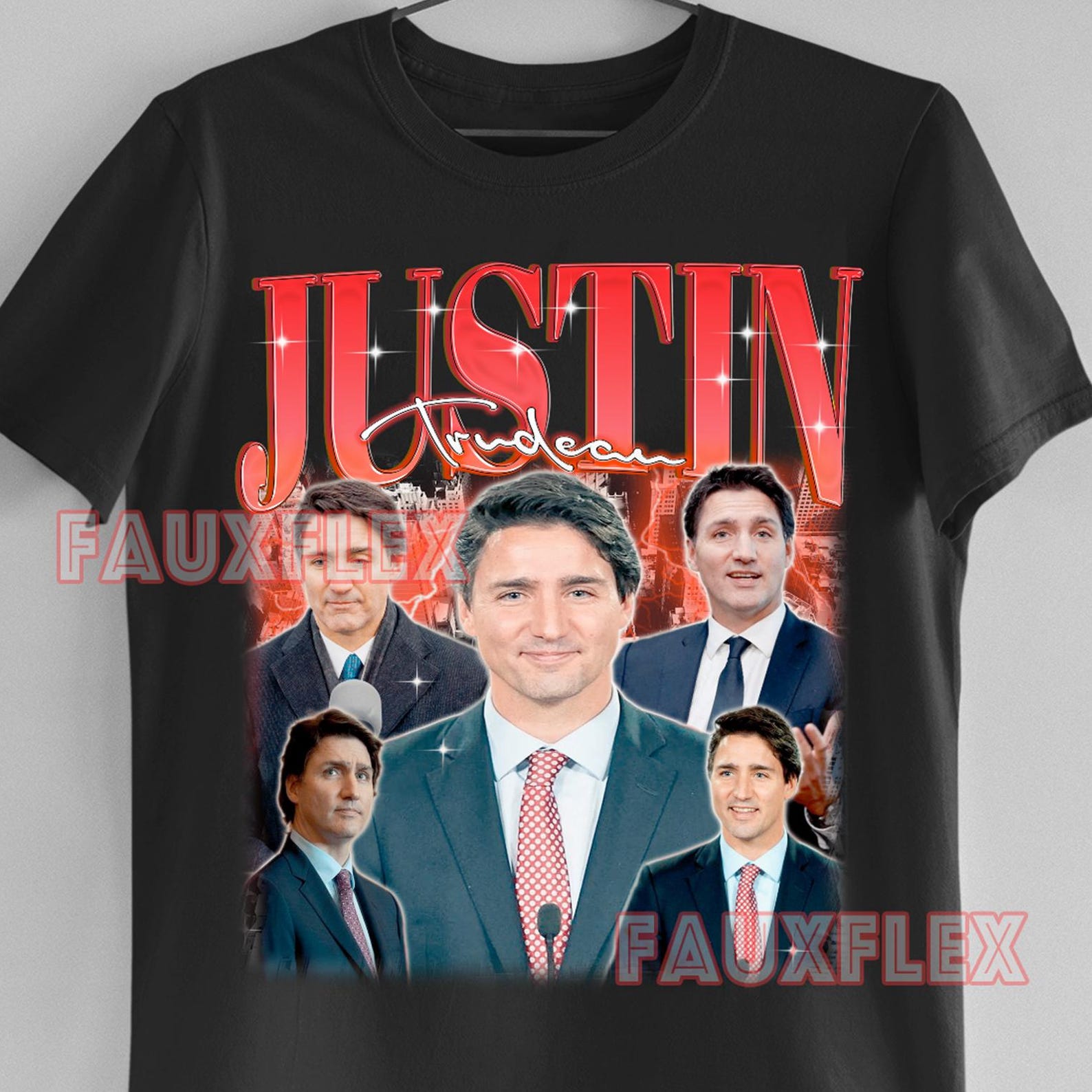 JUSTIN TRUDEAU Shirt, Justin Trudeau Retro T-Shirt, Justin Trudeau Vintage Fan Tees, Justin Trudeau Merch Gift, Justin Trudeau Kids Tee S