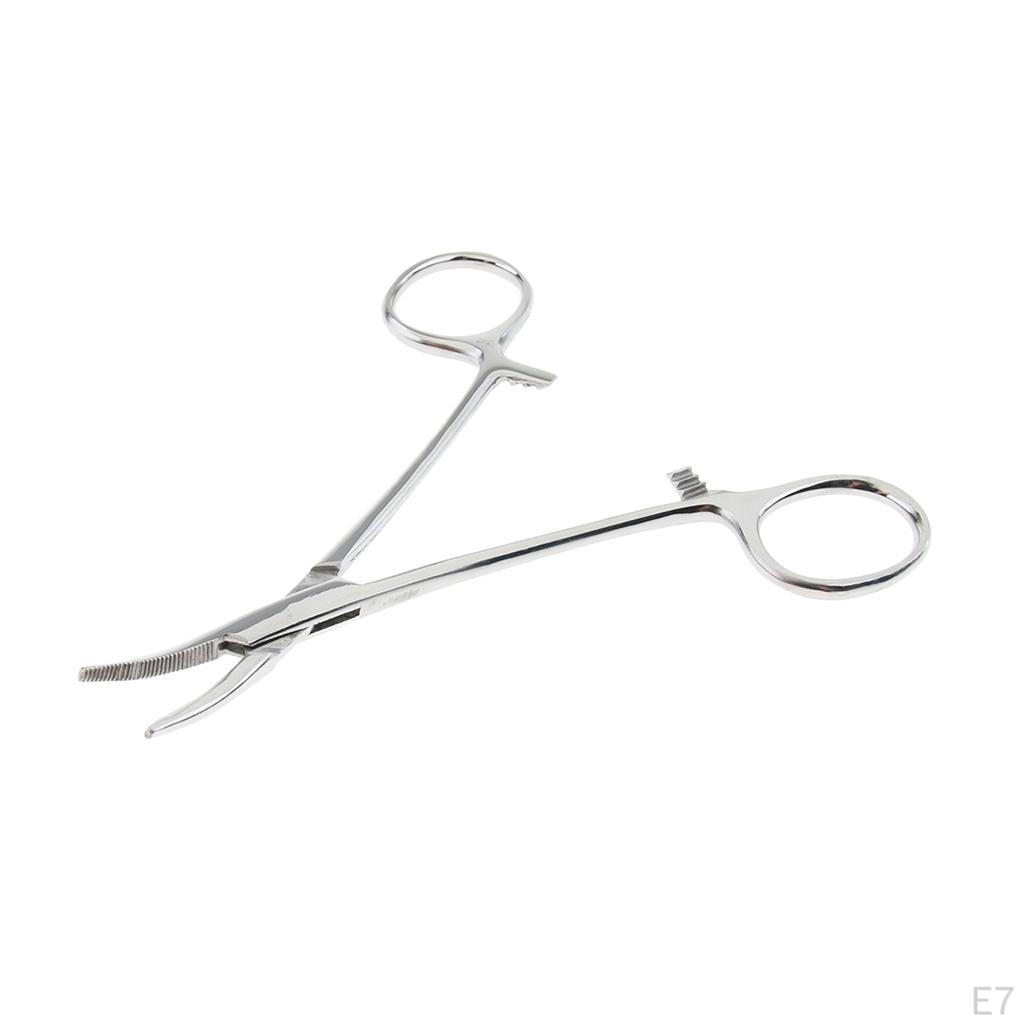dog Hemostat Ear Hair Clamp Puller Remover, Straight/Curved