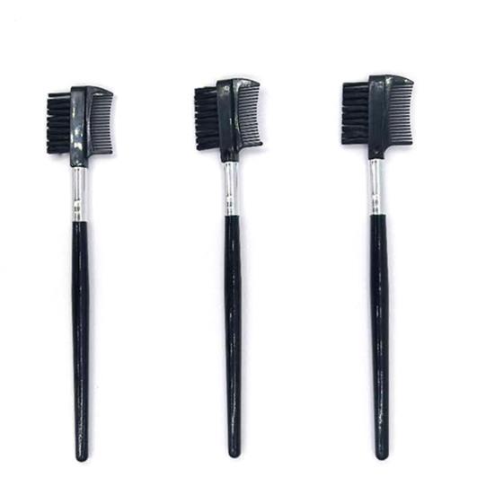 Doppelkopf-Wimpernbürste aus Kunststoff für das Ankleidezimmer