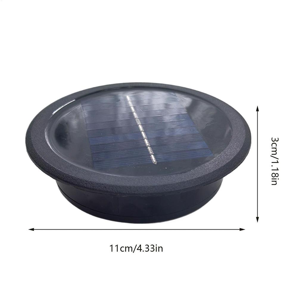 Replacement Solar Light Parts 4.3 Inch Waterproof Lid Solar Light Top for Outdoor Garden Pathway Patio Yard Porch Walkway