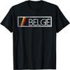Belgium Retro Flag Pride Vintage Belgian Soccer Football T-Shirt