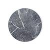 Round Absorbent Ceramic Stone Coasters Set with Cork Base Marble Coasters for Table Housewarming Gift for Home Decoration