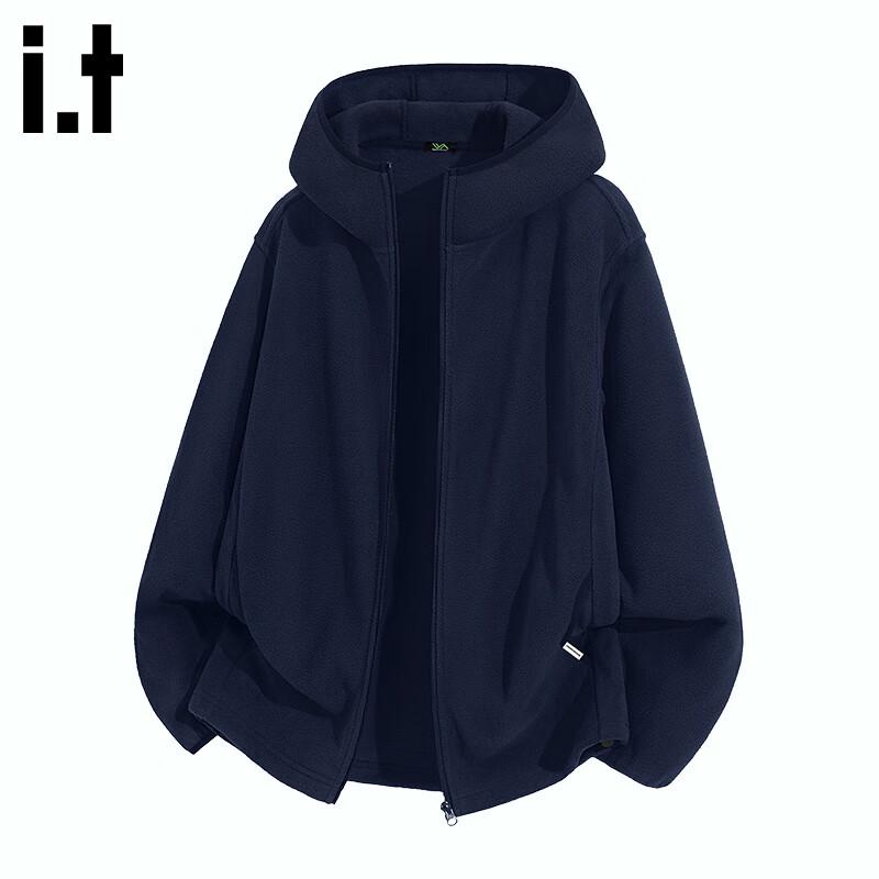 Fingercroxx IT Unisex Winter Fleece Hooded Cardigan Jacket