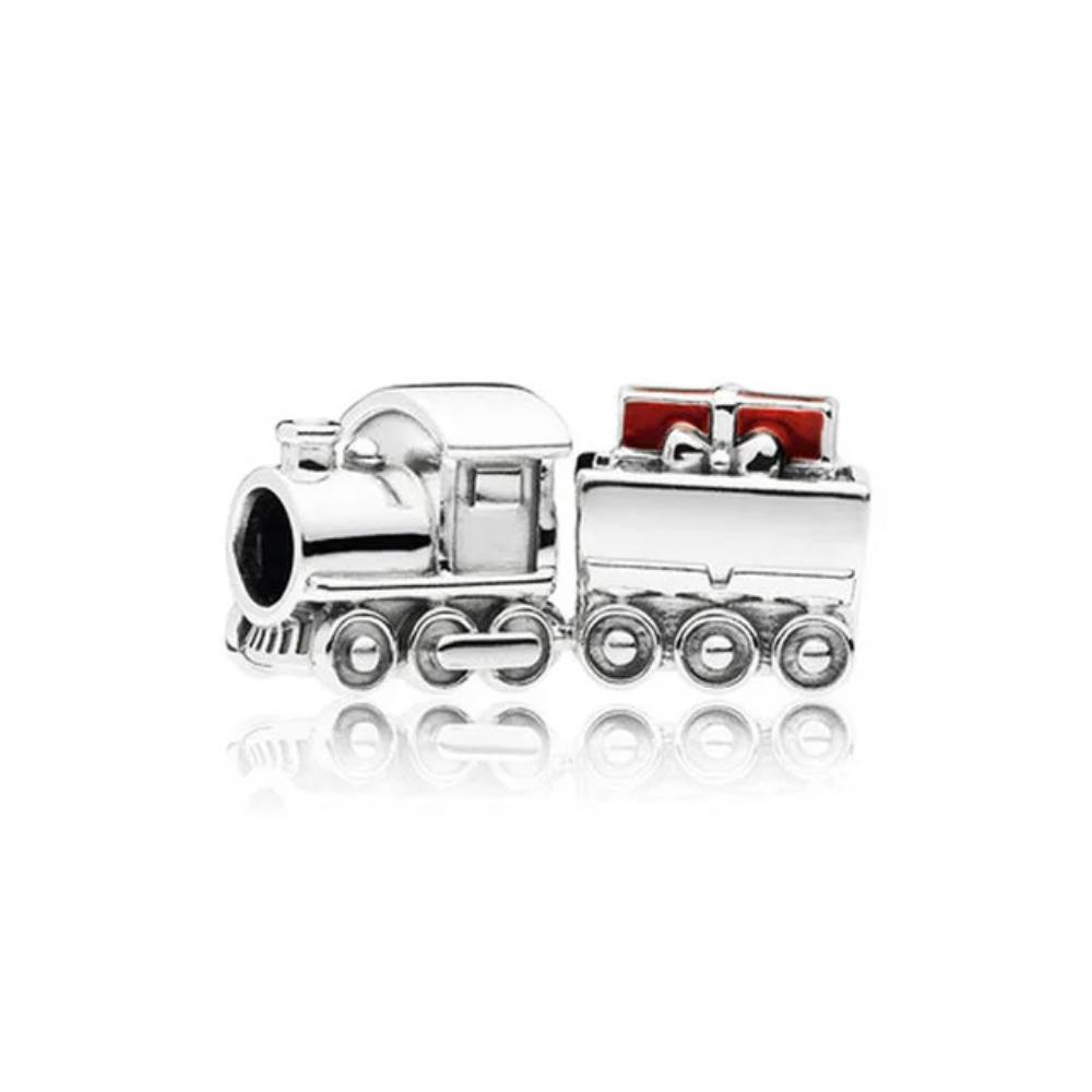 Charms Perline in Argento 925 Bicicletta Treno Vagone Casco per Creazione Gioielli Ciondolo Fai da Te Bracciale Collana Regalo