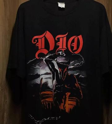 Dio Holy Diver 90-es évek alap fekete Grafikus Póló Férfi Női vtg S-5XL Uniszex Póló