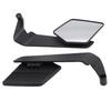 Motorcycle Wind Wing Side Rearview Mirrors Aluminium Alloy Adjustable 360 Degrees  Rotating Rear View Mirrors