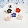 Creative Cartoon Cherry Blossom Alloy Brooch For Fashionable Floral Decoration