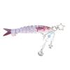 Fish Keychain Roseate Fish Scales Creative Lovely 3D Lifelike Fishing Keychain for Bag Decoration Present