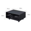 Yamazaki Two-Way Printer Storage Rack, Black, W48 X D37 X H19cm, Tower 4349