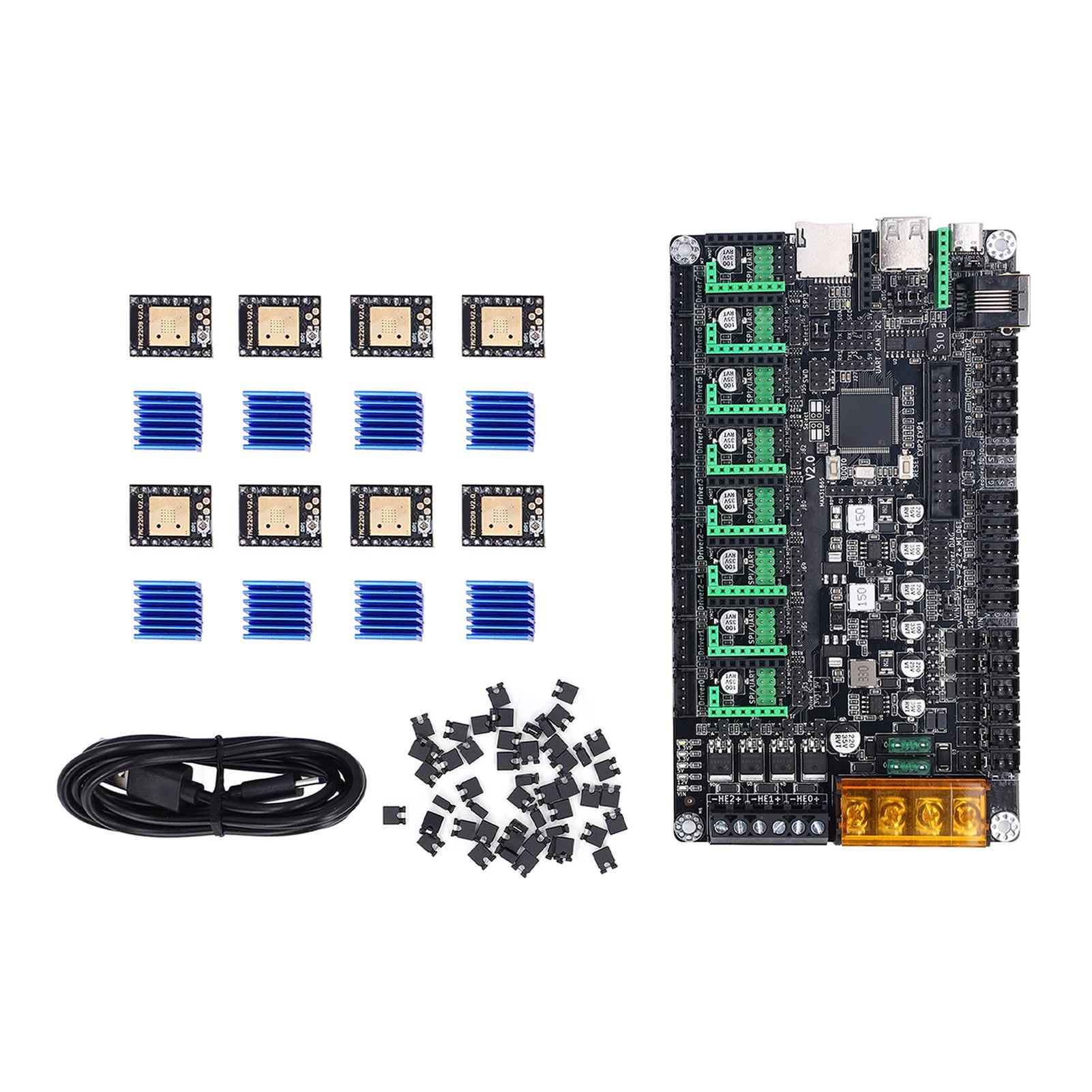 

for MKS Monster8 V2 Motherboard 32 Bit 8 Axes 168MHz F407 3D Printer Control Board with TMC2209